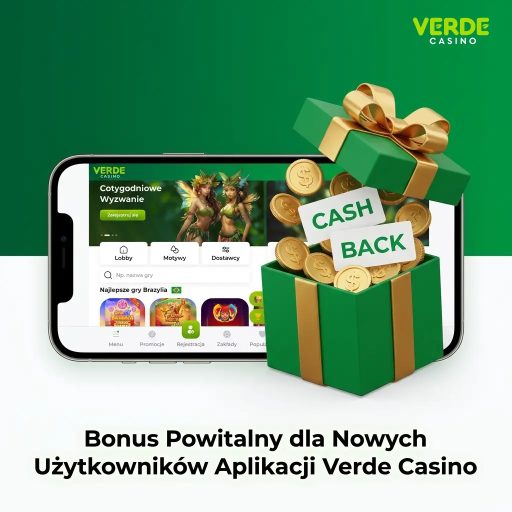 Bonus powitalny Verde Casino – 100% do 5000 PLN i 220 darmowych spinów dla nowych graczy