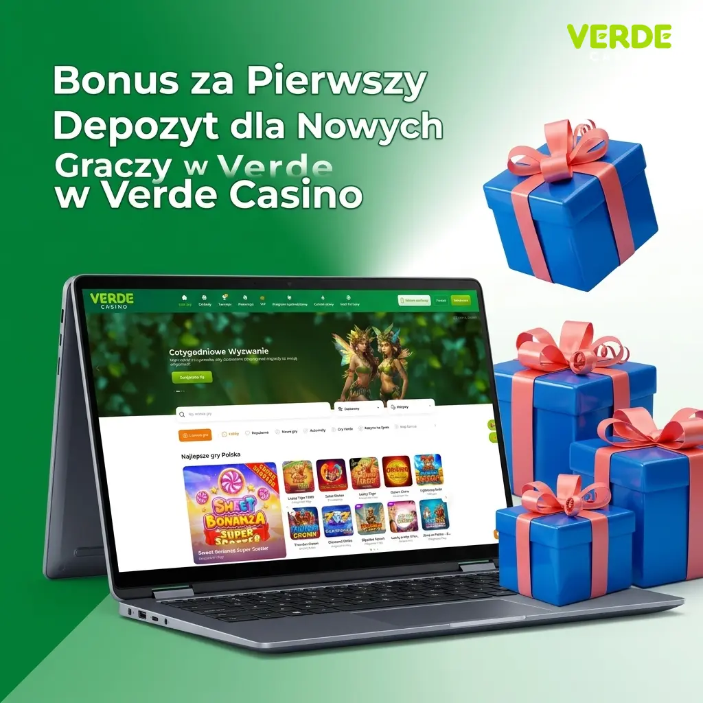 Bonus powitalny Verde Casino: 100% do 5000 PLN + 220 darmowych spinów dla nowych graczy