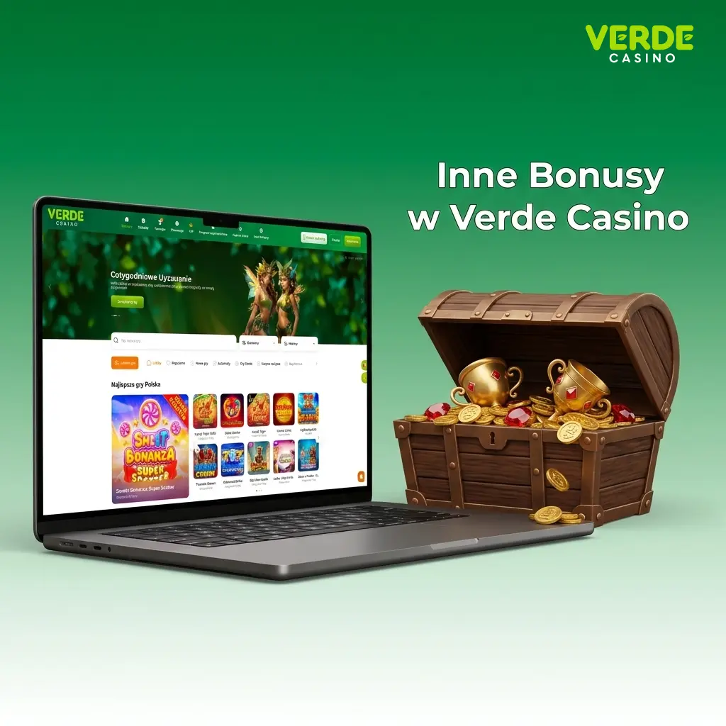 Przegląd bonusów Verde Casino: reload, cashback, darmowe spiny, VIP, turnieje i oferty sportowe