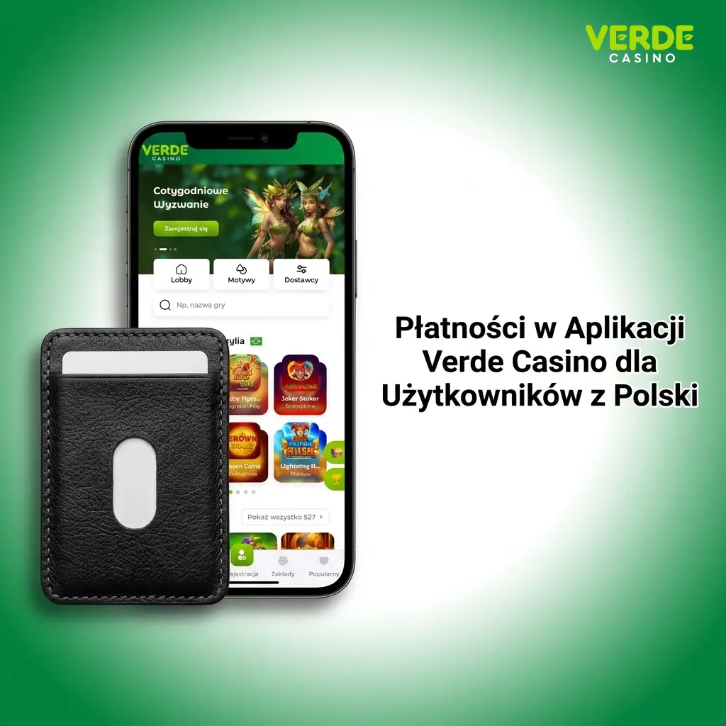 Metody płatności w aplikacji Verde Casino dla graczy z Polski: BLIK, Visa, Mastercard, Trustly i inne