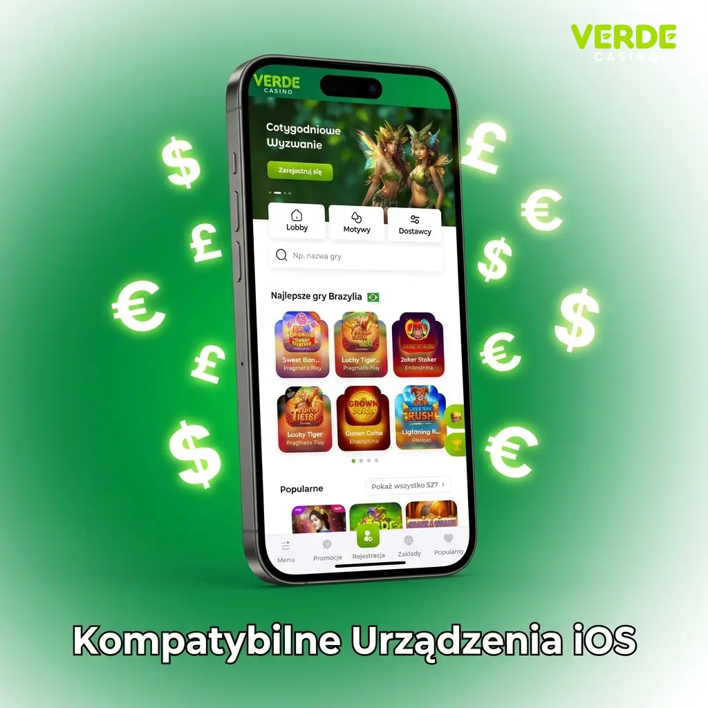 Lista kompatybilnych urządzeń iOS z aplikacją Verde Casino – iPhone X do 17 oraz iPad Air i Pro